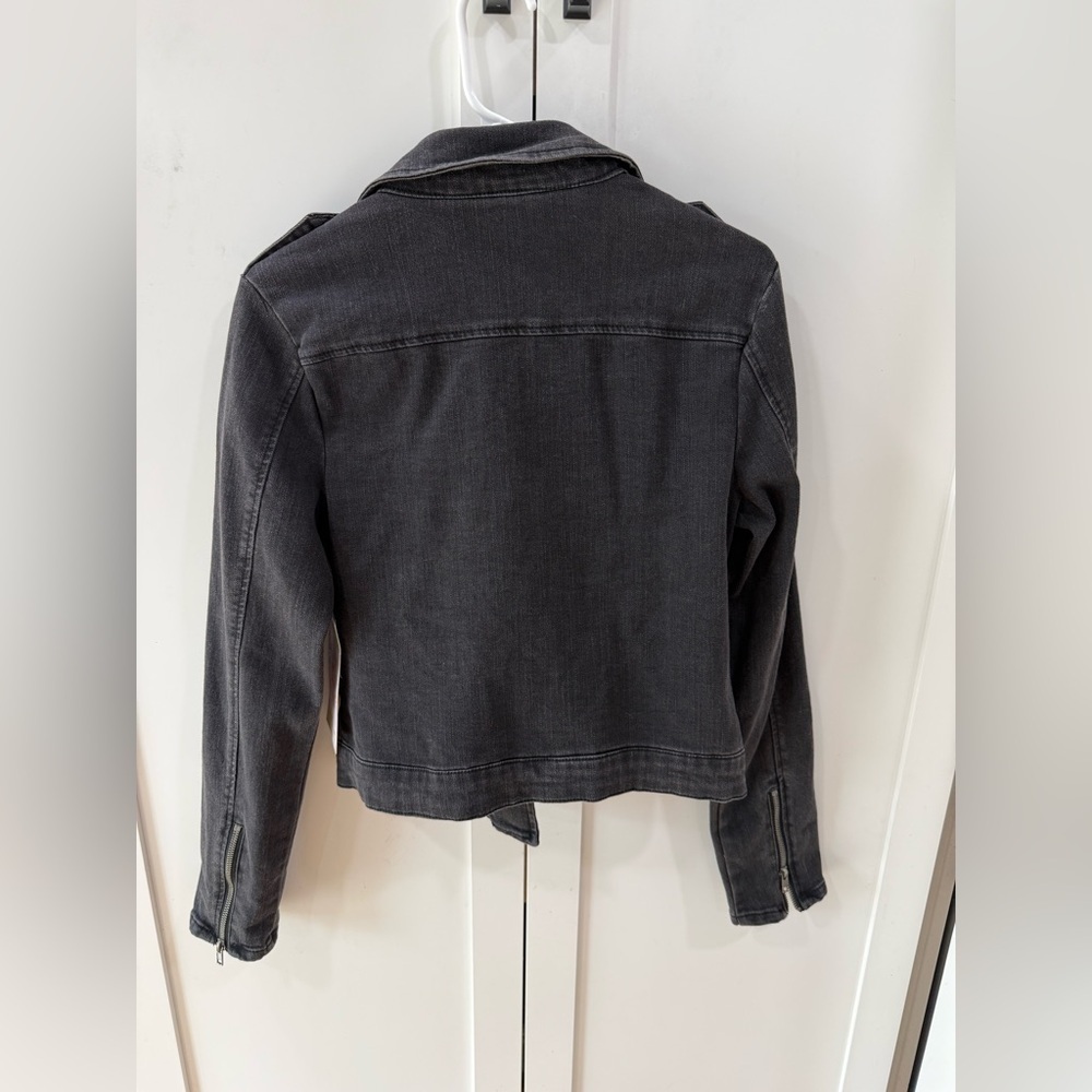 Almost Famous Black Studded Jean Jacket — Size M — NWT - Picture 10 of 13